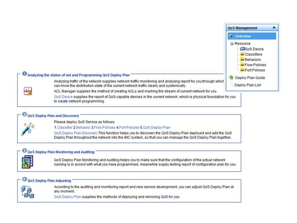 HPE Intelligent Management Center Quality of Service Manager (QoSM)