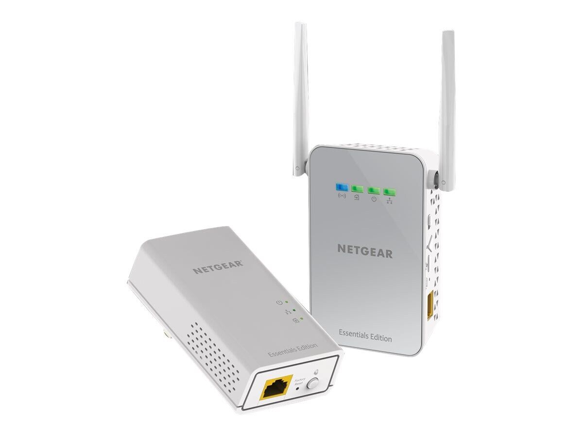 Netgear Powerline PLW1000 - Bridge - GigE, HomePlug AV (HPAV) 2.0, IEEE 1901