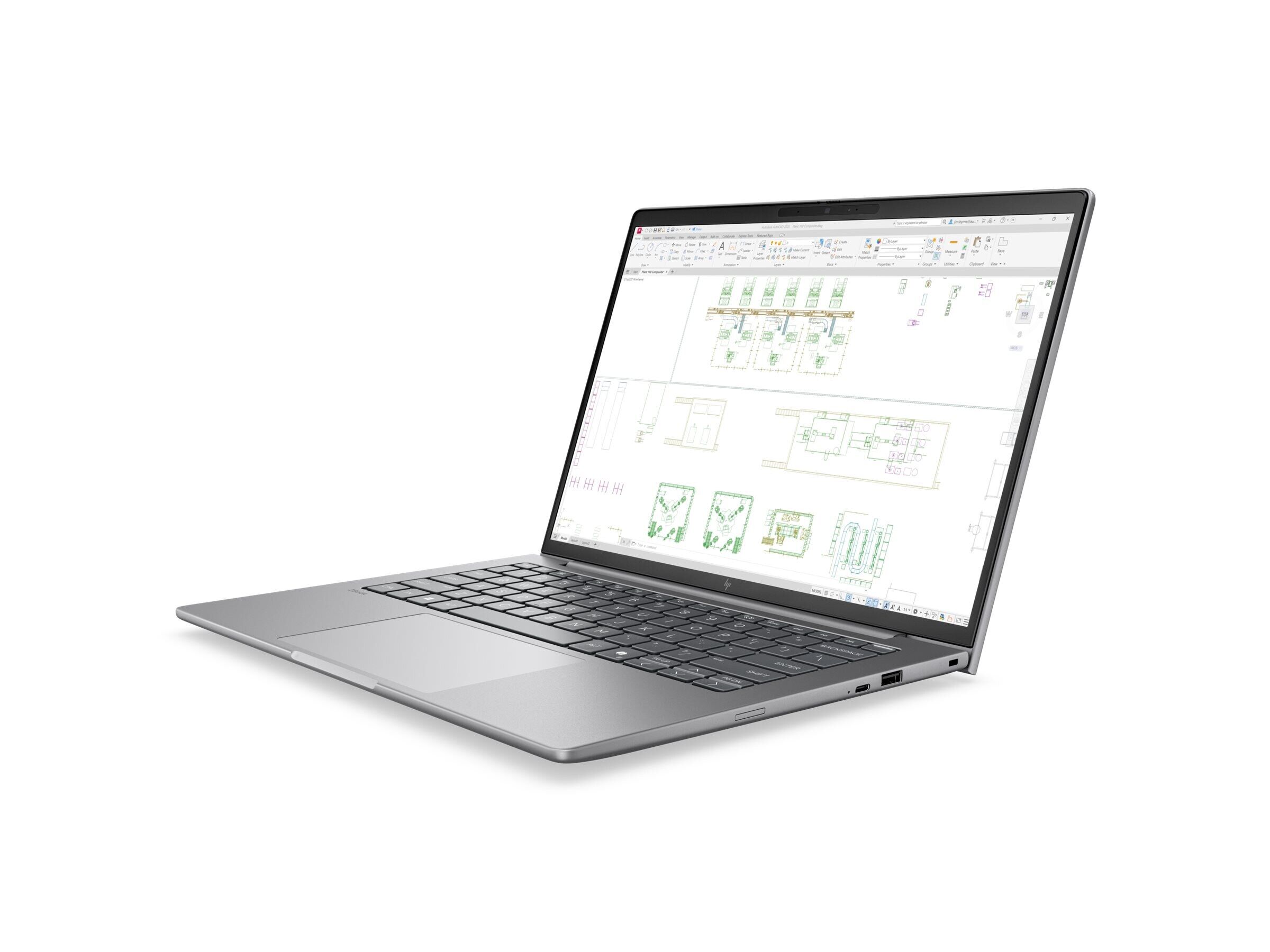 HP ZBook 8 G2i Mobile Workstation - Intel Core Ultra 7 356H - Win 11 Pro - RTX PRO 500 Blackwell - 48 GB RAM - 1 TB SSD NVMe - 35.6 cm (14")