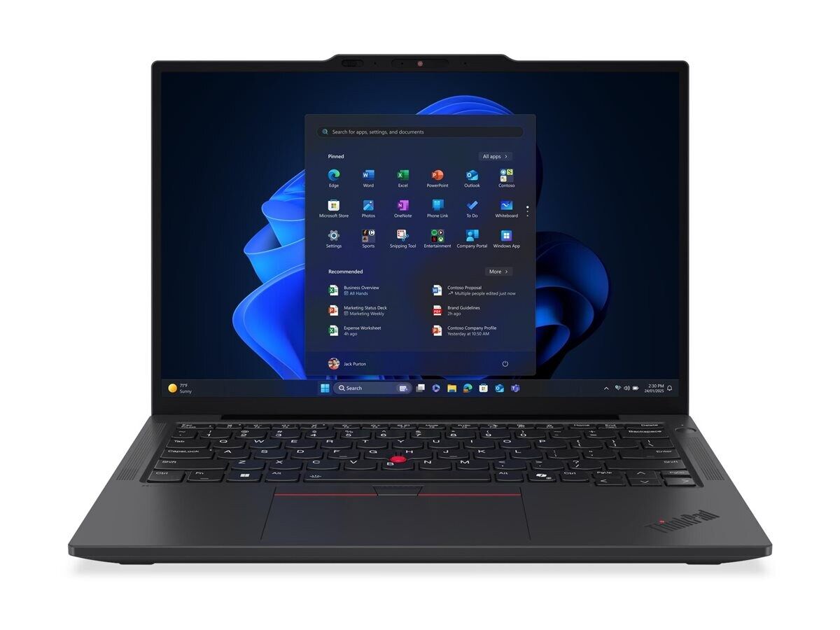 Lenovo ThinkPad X13 Gen 6 21RK - 180°-Scharnierdesign - Intel Core Ultra 5 225U - Win 11 Pro - Intel Graphics - 16 GB RAM - 512 GB SSD TCG Opal Encryption 2, NVMe - 33.8 cm (13.3")