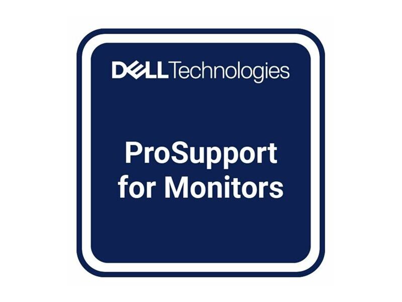 Dell Erweiterung von 3 jahre Basic Advanced Exchange auf 3 jahre ProSupport for monitors - Serviceerweiterung - Austausch (für Monitore)