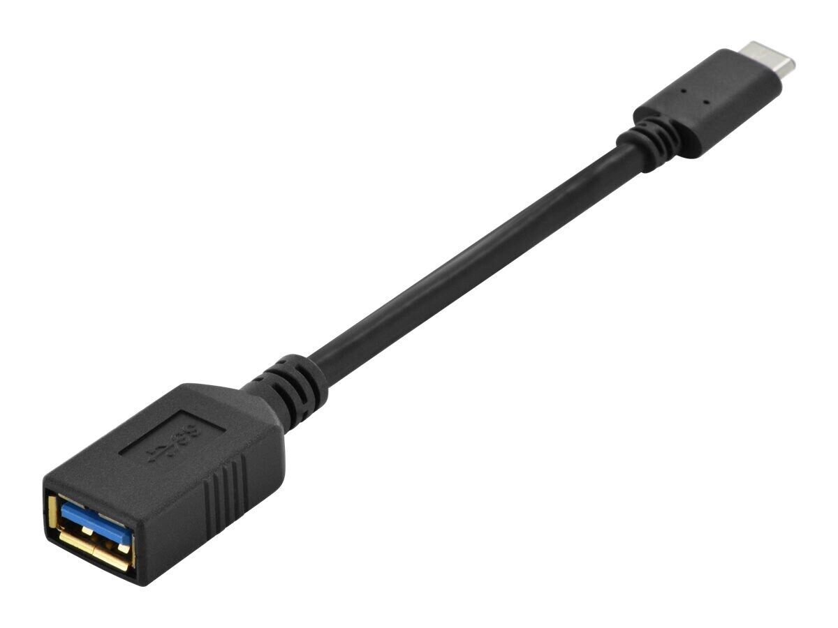 DIGITUS USB-C - USB-A Adapter / Konverter, OTG, 0,15m
