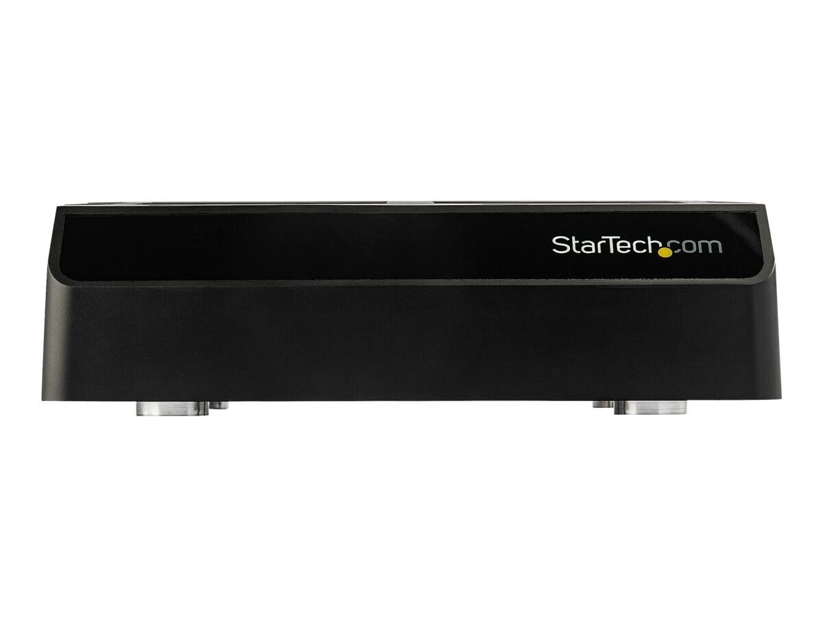 StarTech.com 4-Bay USB 3.1 SATA Festplatten Dockingstation, Extern - Speichergehäuse - 2,5" / 3,5" gemeinsam genutzt (6,4 cm/8,9 cm gemeinsam genutzt)